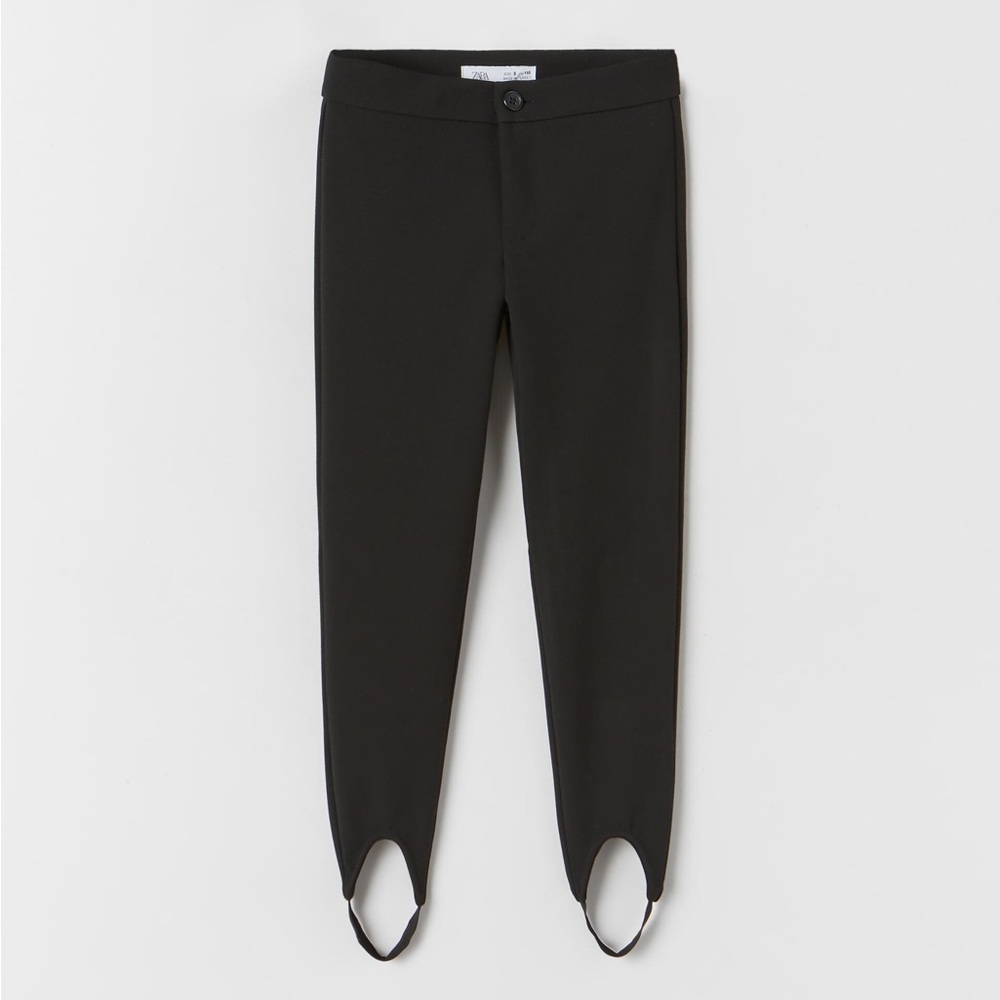NWT ZARA STIRRUP PANTS, Size 7